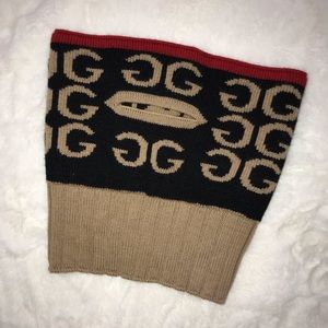 AUTHENTIC GUCCI WOOL HALF BALACLAVA MASK